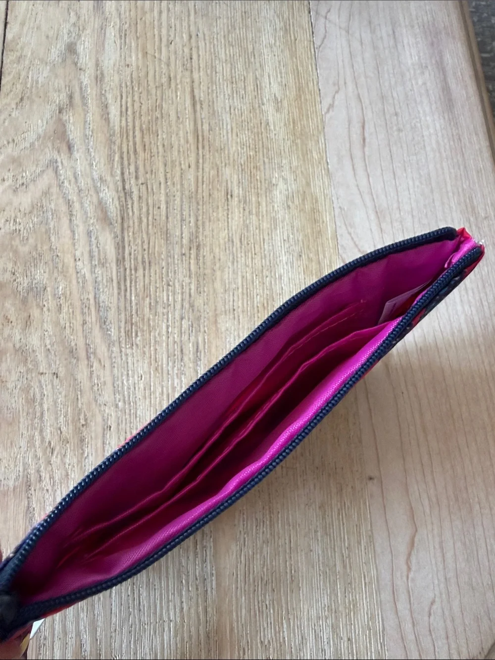 Simply Southern Hot Pink Floral Clear-Front Wristlet Phone Wallet